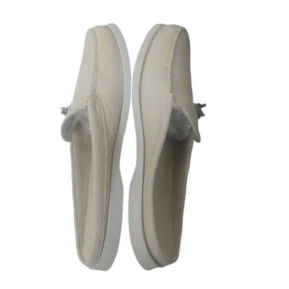 Sperry Top Sider Womens 10M Slip On Boat Shoes Dolphin Shell Charms Ivory EUC - Picture 8 of 10